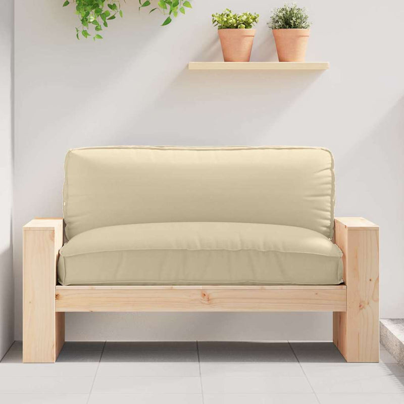 ギャラリービューアに画像をロードする, Vidaxl kussen beige 120 x 80 x 12 cm oxford stof