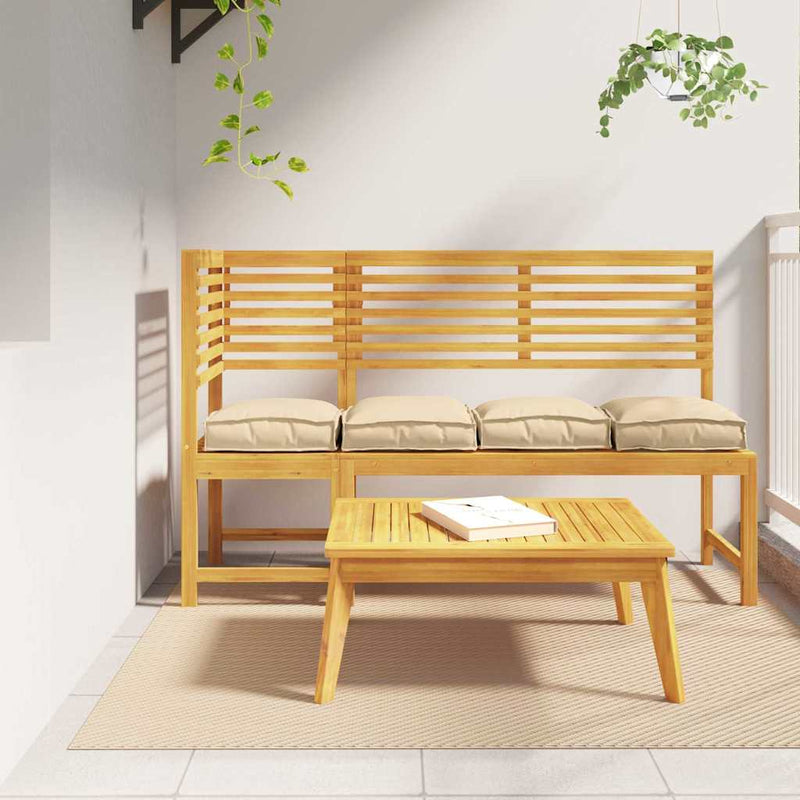 Chargez l'image dans la visionneuse de la galerie, Vidaxl kussen 4 pcs beige 40 x 40 x 8 cm oxford stof