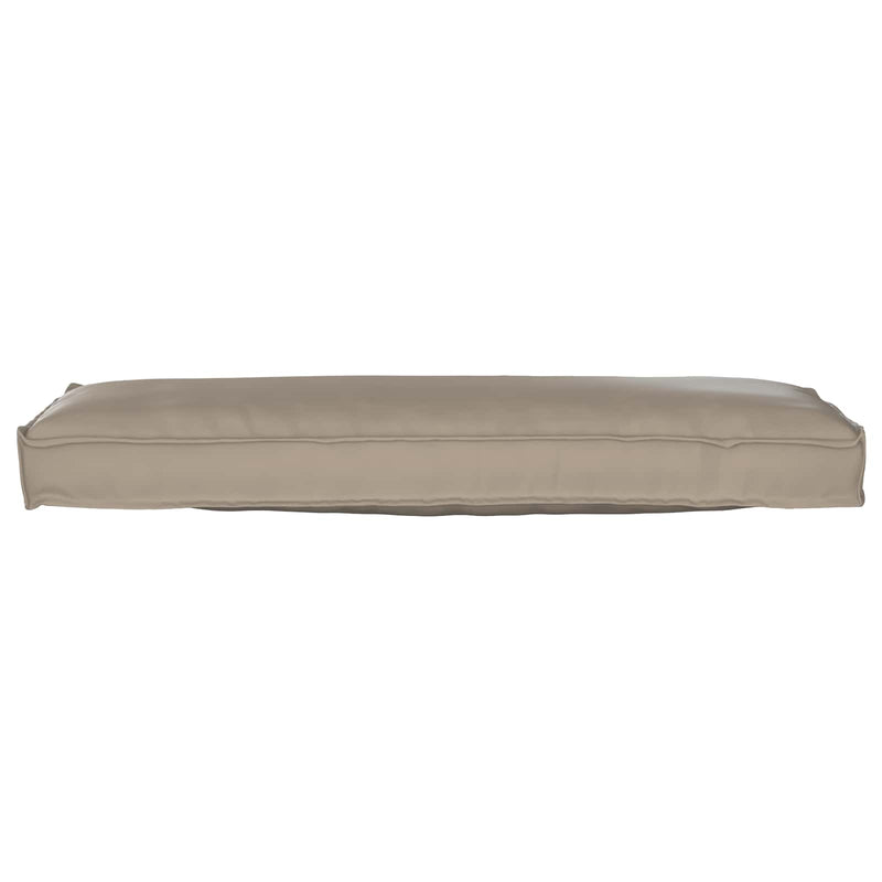 Afbeelding laden in galerijviewer, Vidaxl kussen taupe 120 x 40 x 8 cm oxford stof