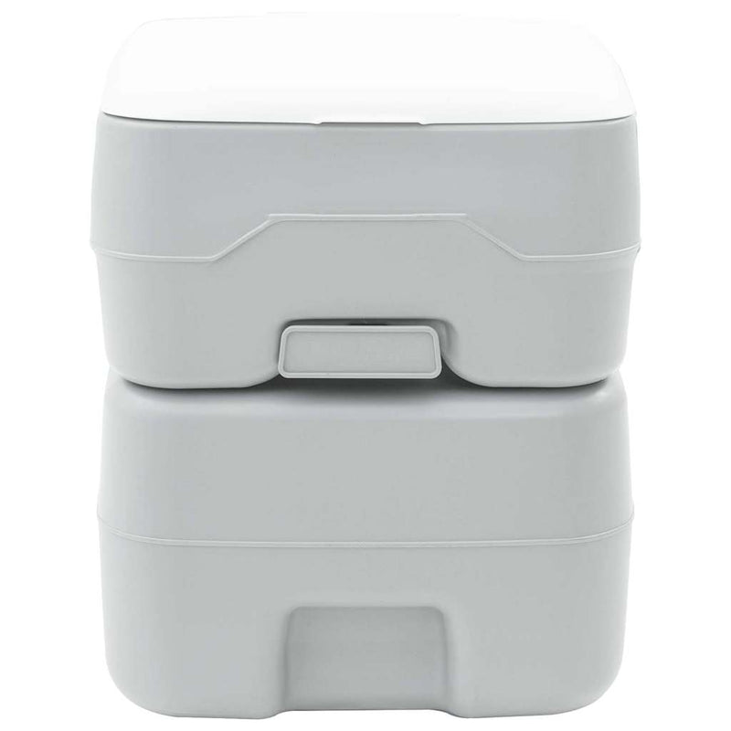 ギャラリービューアに画像をロードする, Vidaxl camping toilet grijs 41,5 x 36,5 x 42 cm