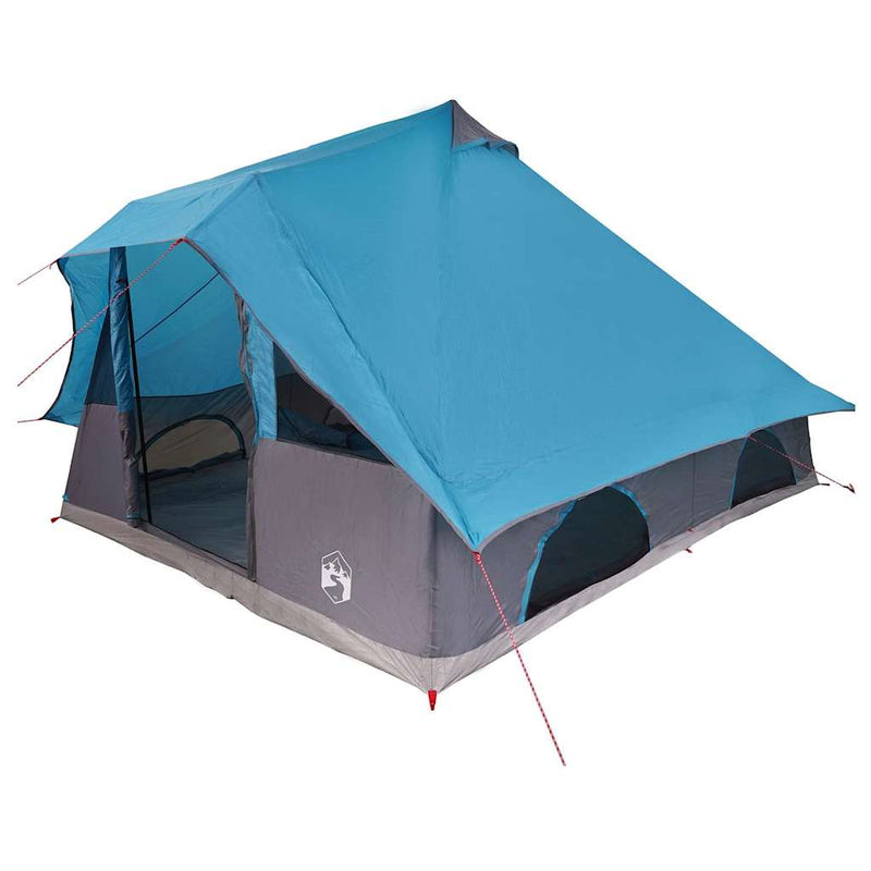ギャラリービューアに画像をロードする, Vidaxl tipi tent met dak met opslag blauw 358 x 296 x 258 cm taft