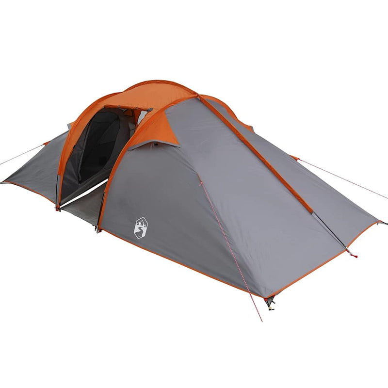 ギャラリービューアに画像をロードする, Vidaxl tunnel tent met dak grijs en oranje 510 x 240 x 156 cm taft