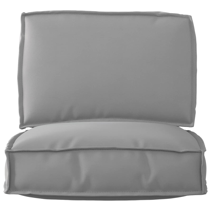 Afbeelding laden in galerijviewer, Vidaxl pallet kussen set 2 pcs grijs oxford stof