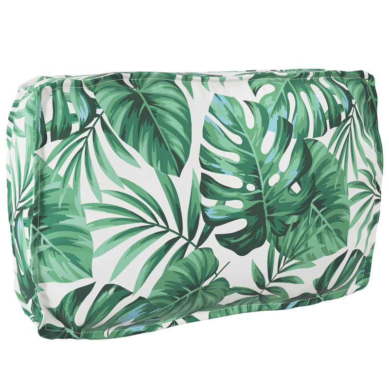Afbeelding laden in galerijviewer, Vidaxl pallet kussen set 2 pcs groen bladpatroon 100 x 40 x 8 cm