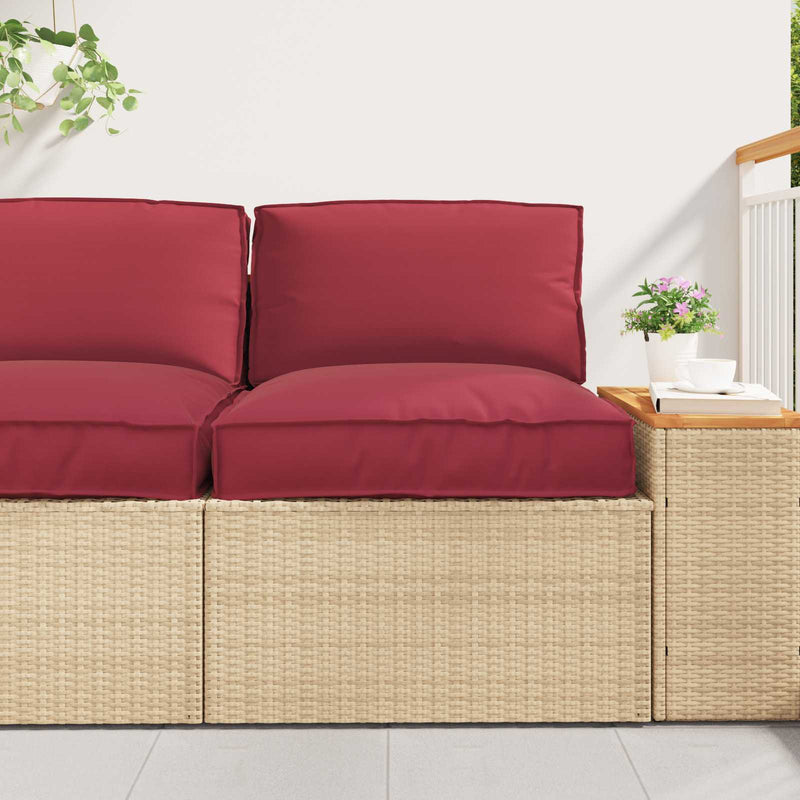 Afbeelding laden in galerijviewer, Vidaxl pallet kussen set 2 pcs crème oxford stof