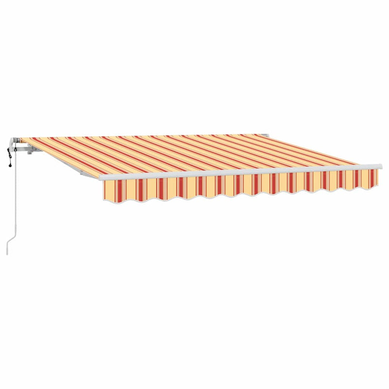 ギャラリービューアに画像をロードする, Vidaxl inklapbaar zonnescherm geel 350 x 200 cm stof