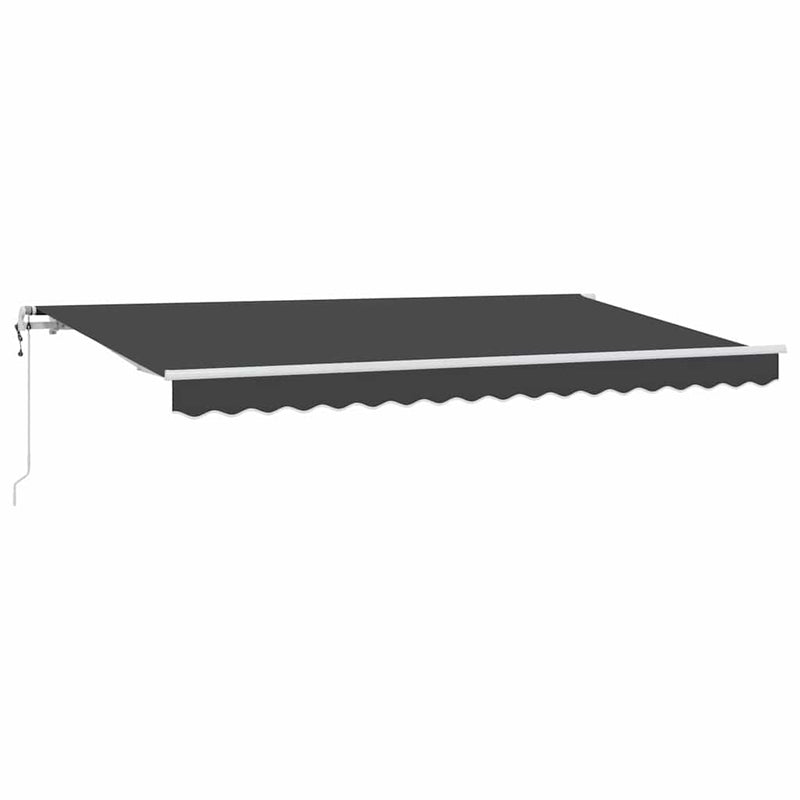 ギャラリービューアに画像をロードする, Vidaxl inklapbaar zonnescherm antraciet 400 x 200 cm stof