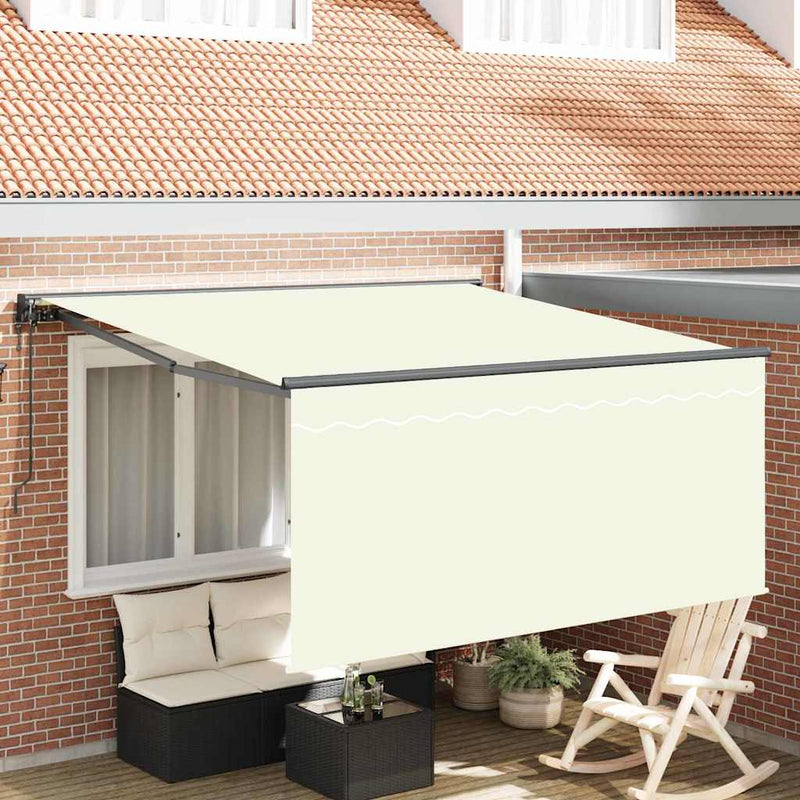Afbeelding laden in galerijviewer, Vidaxl inklapbaar zonnescherm crème 300 x 250 cm