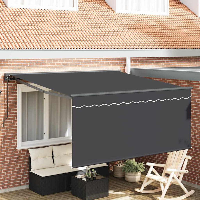 Afbeelding laden in galerijviewer, Vidaxl inklapbaar zonnescherm antraciet 300 x 250 cm