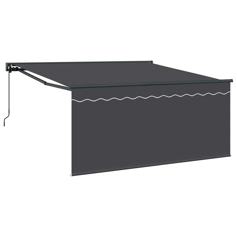 Afbeelding laden in galerijviewer, Vidaxl inklapbaar zonnescherm antraciet 300 x 250 cm