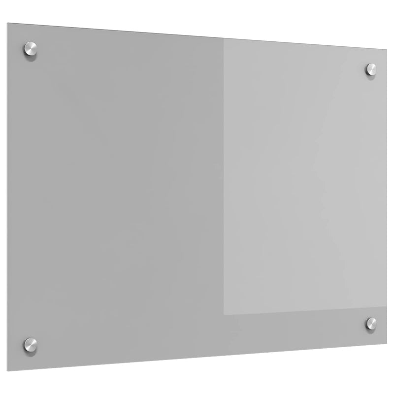 ギャラリービューアに画像をロードする, Vidaxl keuken spatscherm lichtgrijs 70 x 50 cm gehard glas