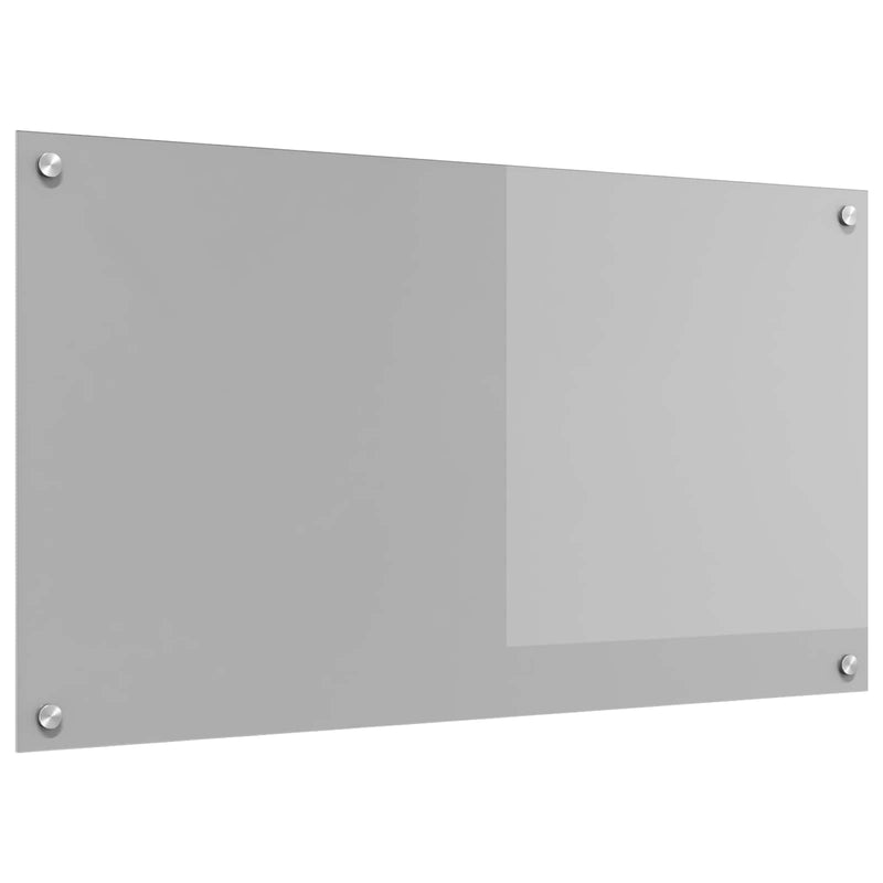 ギャラリービューアに画像をロードする, Vidaxl keuken spatscherm lichtgrijs 90 x 50 cm gehard glas