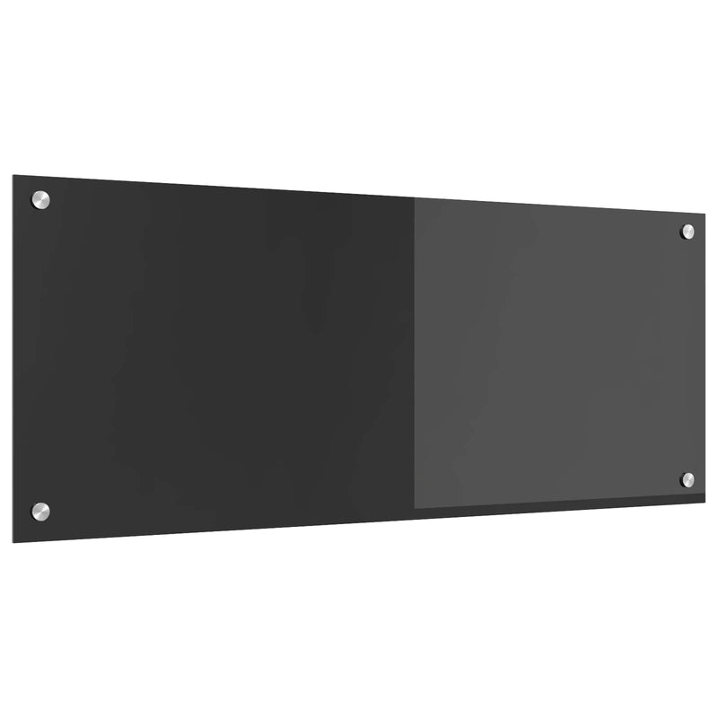 Afbeelding laden in galerijviewer, Vidaxl keuken spatscherm donkergrijs 100 x 40 cm gehard glas