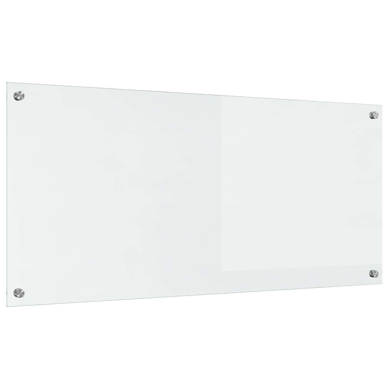 Afbeelding laden in galerijviewer, Vidaxl keuken spatscherm doorzichtig 110 x 50 cm gehard glas