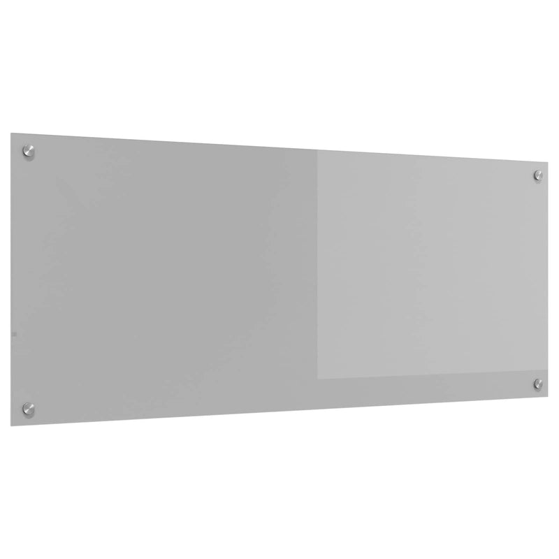ギャラリービューアに画像をロードする, Vidaxl keuken spatscherm lichtgrijs 120 x 50 cm gehard glas