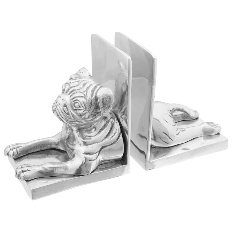 ギャラリービューアに画像をロードする, Vidaxl boekensteunen 2 pcs zilver 12 x 15 x 18 cm aluminium
