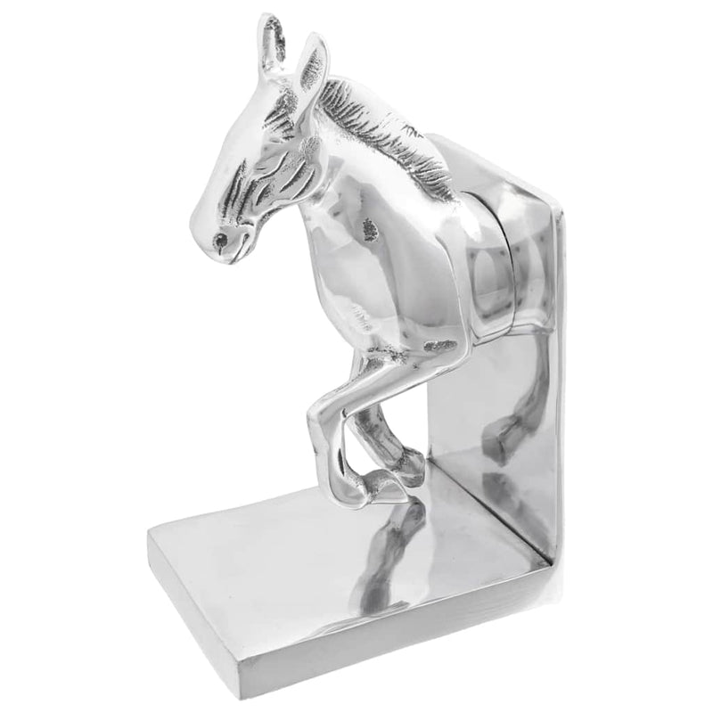 ギャラリービューアに画像をロードする, Vidaxl boekensteunen 2 pcs zilver 11 x 14 x 25 cm aluminium
