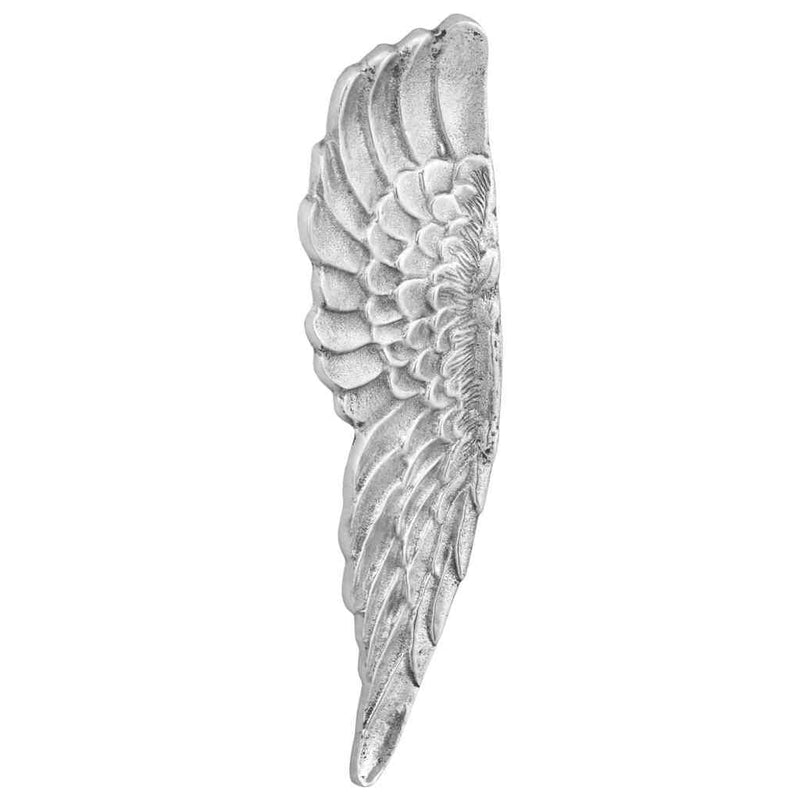 ギャラリービューアに画像をロードする, Vidaxl vleugels beeldhouwwerk zilver 31 x 5 x 91 cm aluminium
