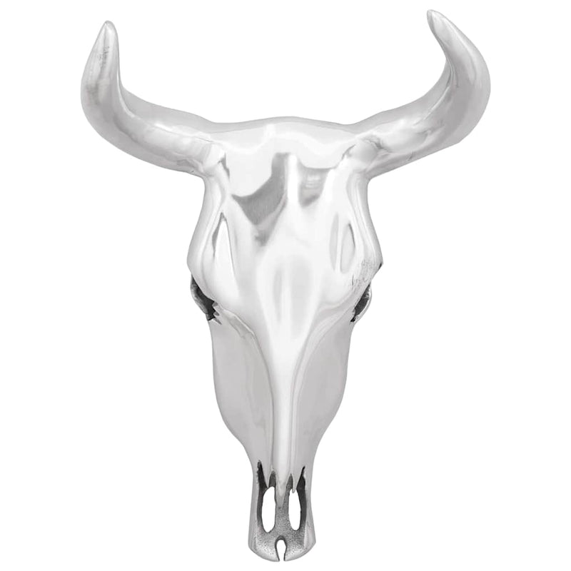 ギャラリービューアに画像をロードする, Vidaxl bullschedel zilver 34 x 13 x 53 cm aluminium