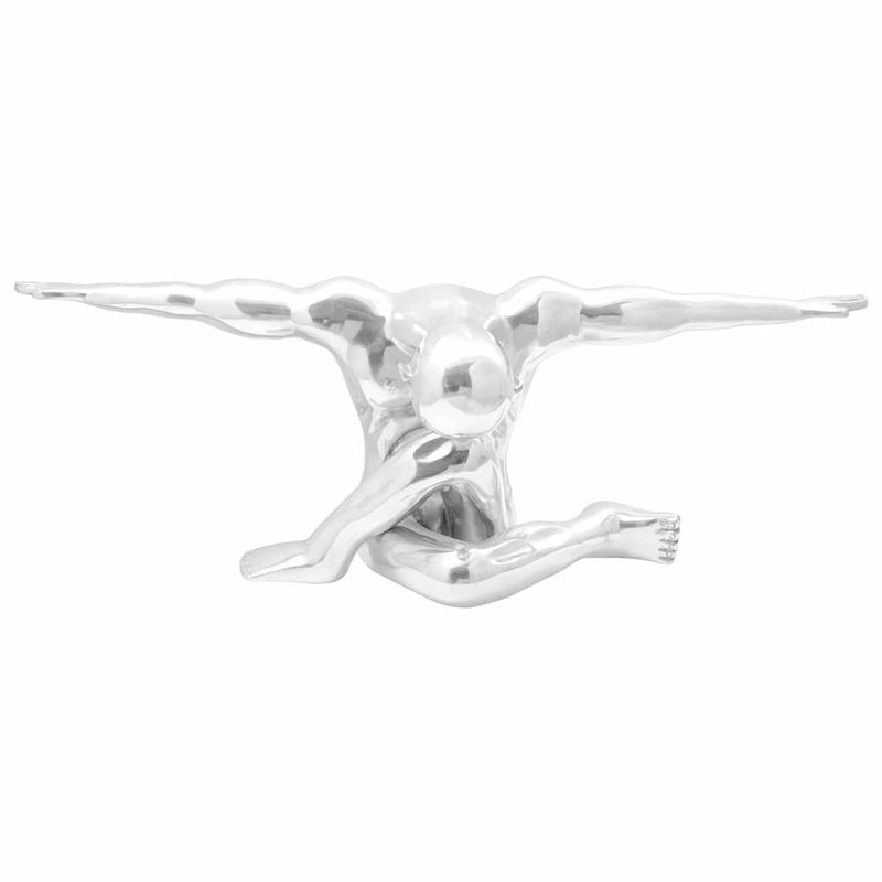 Chargez l'image dans la visionneuse de la galerie, Vidaxl sculptuur zilver 91,5 x 32 x 33 cm aluminium