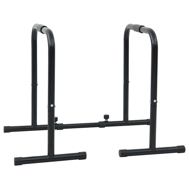 Afbeelding laden in galerijviewer, Vidaxl dip bar zwart 116 x 66 x 74,5 cm gepoedercoat staal
