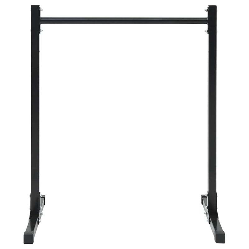 Afbeelding laden in galerijviewer, Vidaxl dip station 2 pcs zwart 55 x 90 x 104.5 cm gepoedercoat staal
