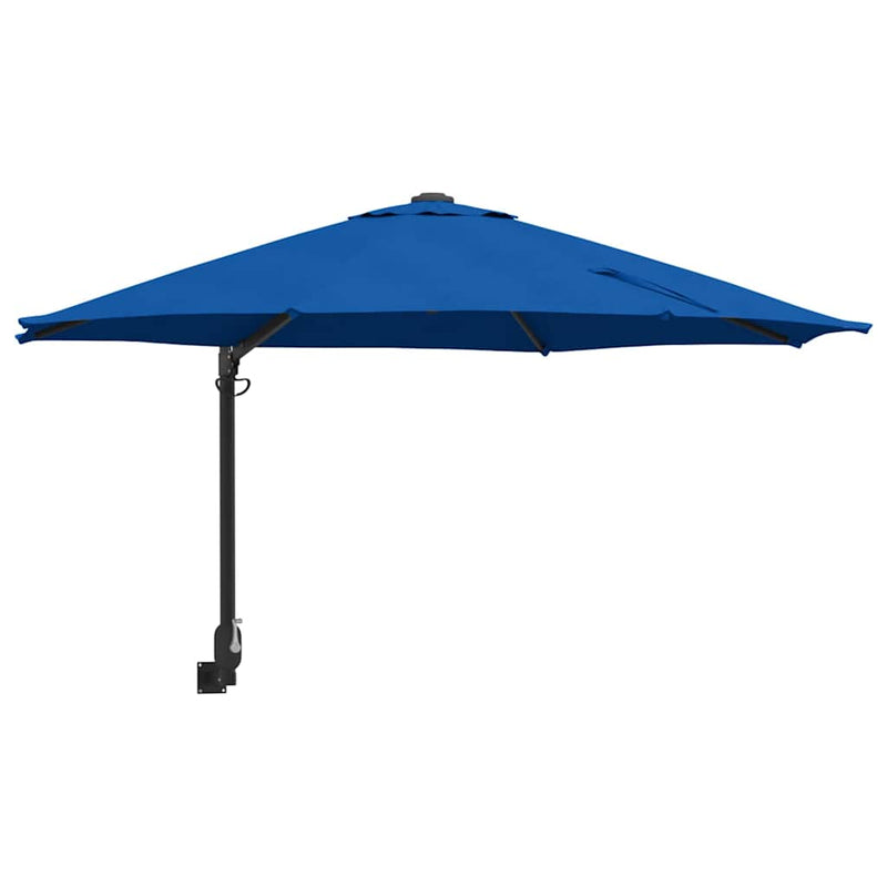 ギャラリービューアに画像をロードする, Vidaxl tuinparasol azurblauw 248 x 248 x 148 cm polyester en staal