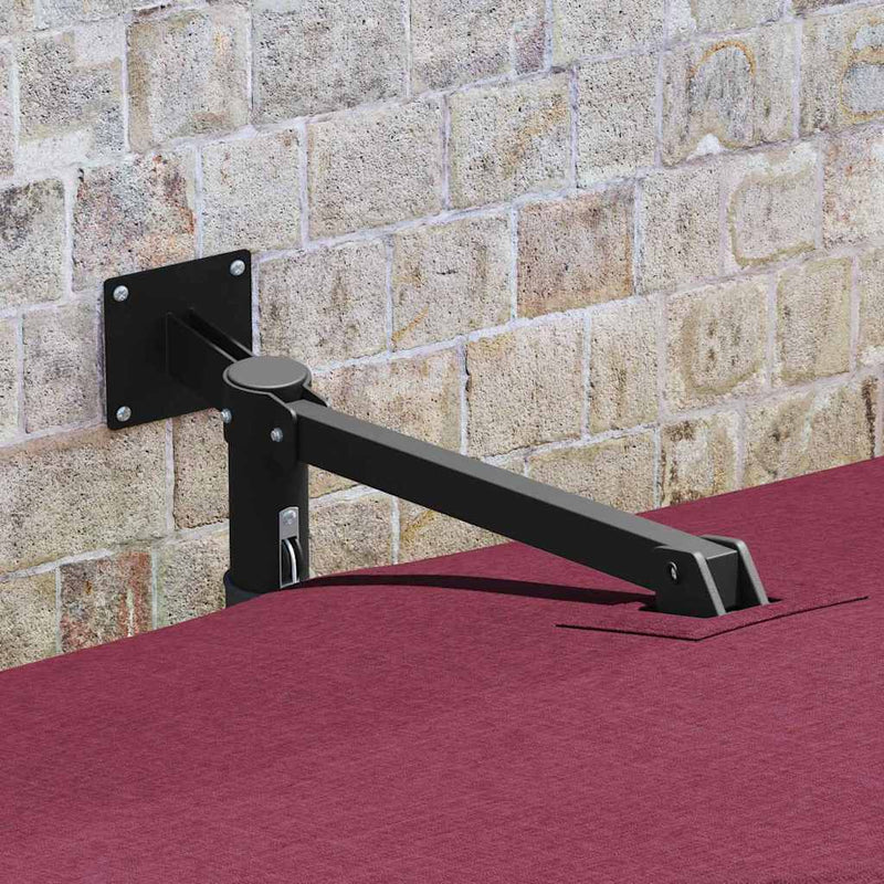 ギャラリービューアに画像をロードする, Vidaxl tuinparasol bordeaux rood 248,5 x 247,5 x 160 cm