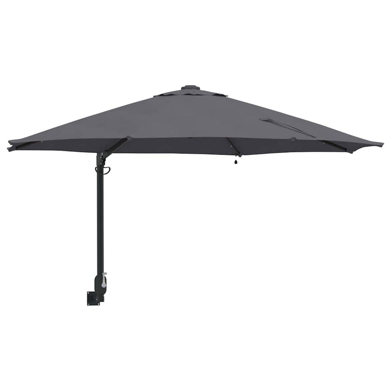 Chargez l'image dans la visionneuse de la galerie, Vidaxl tuinparasol antraciet 248 x 248 x 148 cm polyester en staal