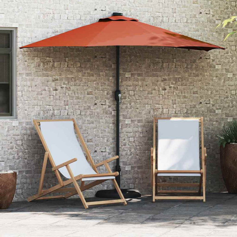 ギャラリービューアに画像をロードする, Vidaxl tuinparasol terracotta 294 x 150 x 223 cm polyester en staal