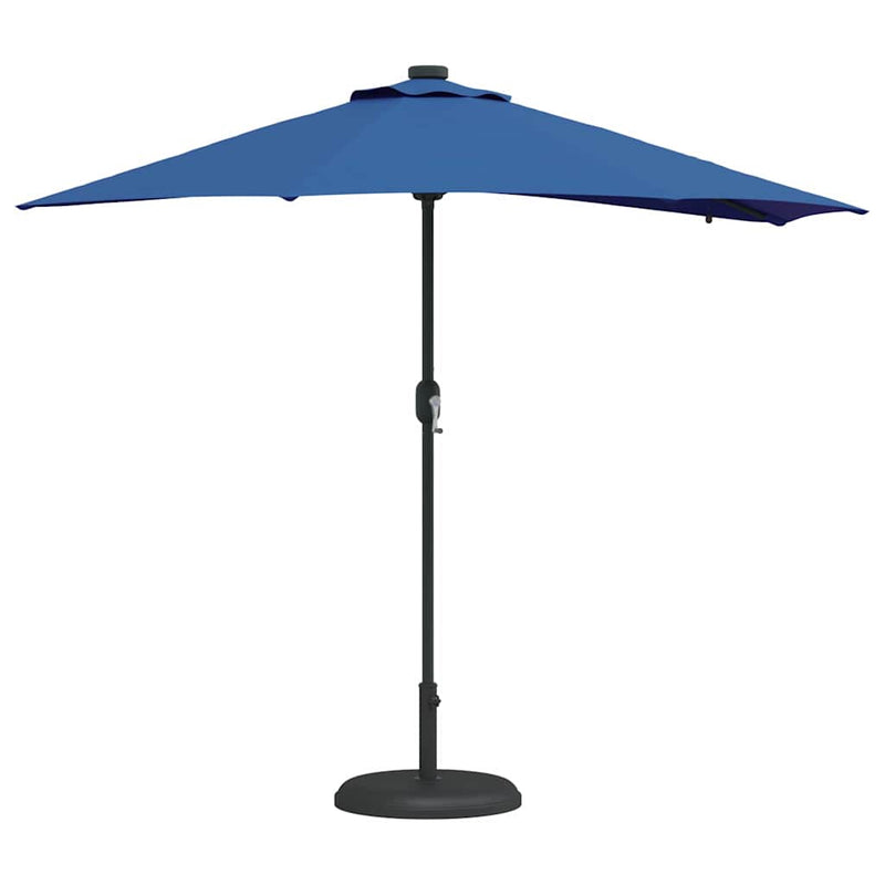 Chargez l'image dans la visionneuse de la galerie, Vidaxl tuinparasol azurblauw 294 x 150 x 223 cm polyester en staal