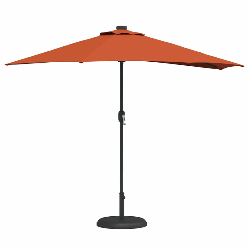 Chargez l'image dans la visionneuse de la galerie, Vidaxl tuinparasol terracotta 294 x 150 x 224 cm polyester en staal