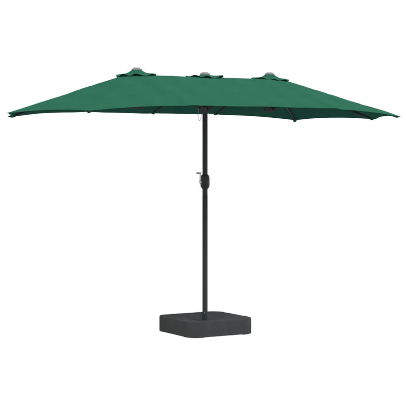 Chargez l'image dans la visionneuse de la galerie, Vidaxl tuinparasol groen 385 x 209 x 244 cm polyester