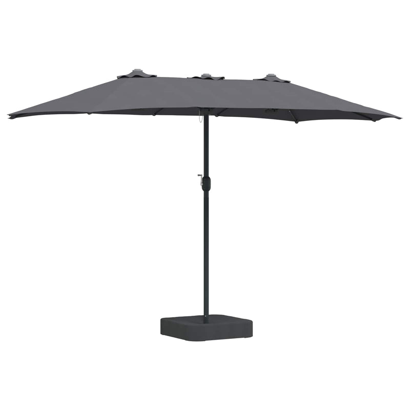 Chargez l'image dans la visionneuse de la galerie, Vidaxl tuinparasol antraciet 385 x 209 x 244 cm polyester