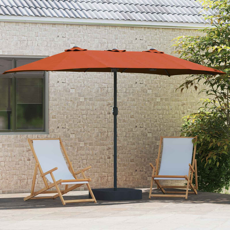 Chargez l'image dans la visionneuse de la galerie, Vidaxl tuinparasol terracotta 385 x 209 x 244 cm polyester