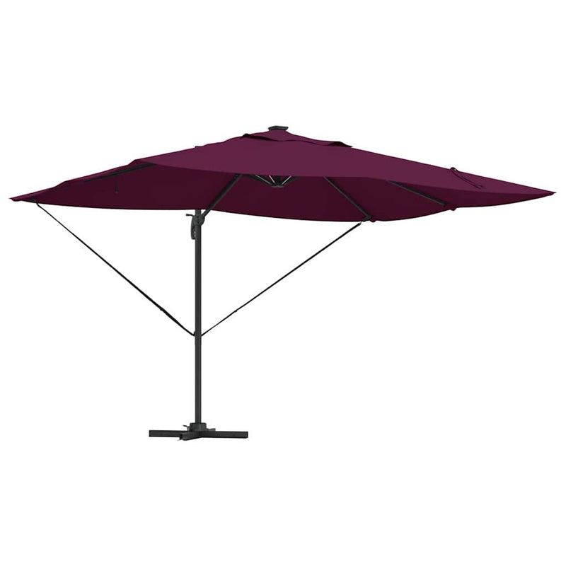 Chargez l'image dans la visionneuse de la galerie, Vidaxl parasol bordeaux rood 352 x 251 x 265 cm polyester en aluminium