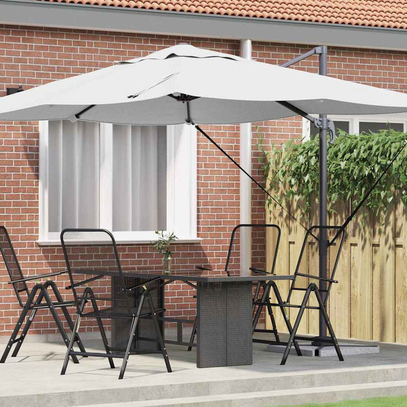 ギャラリービューアに画像をロードする, Vidaxl parasol zand 351 x 250 x 260 cm polyester en aluminium