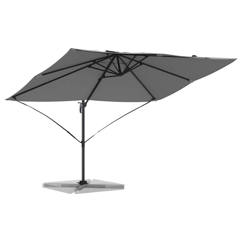 ギャラリービューアに画像をロードする, Vidaxl parasol antraciet 351 x 250 x 260 cm polyester en aluminium