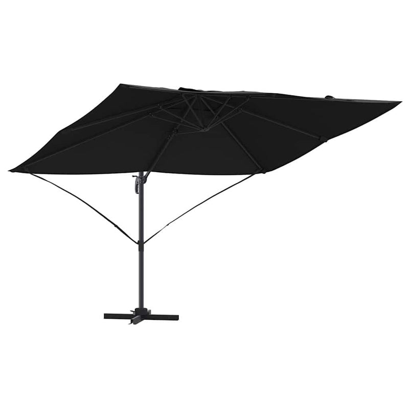 ギャラリービューアに画像をロードする, Vidaxl parasol zwart 351 x 250 x 260 cm polyester en aluminium