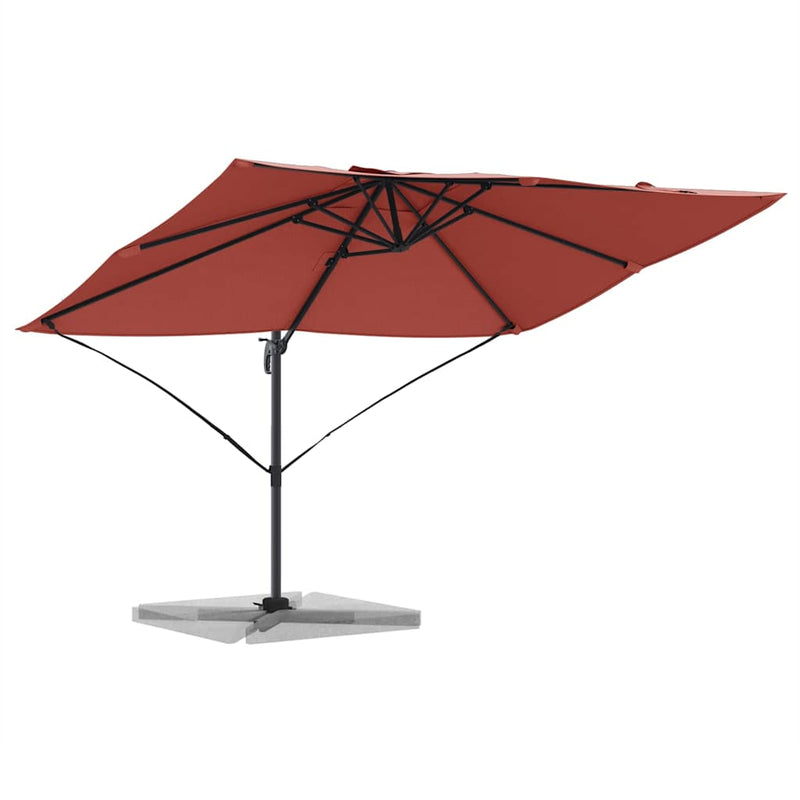 Chargez l'image dans la visionneuse de la galerie, Vidaxl parasol terracotta 351 x 250 x 260 cm polyester en aluminium