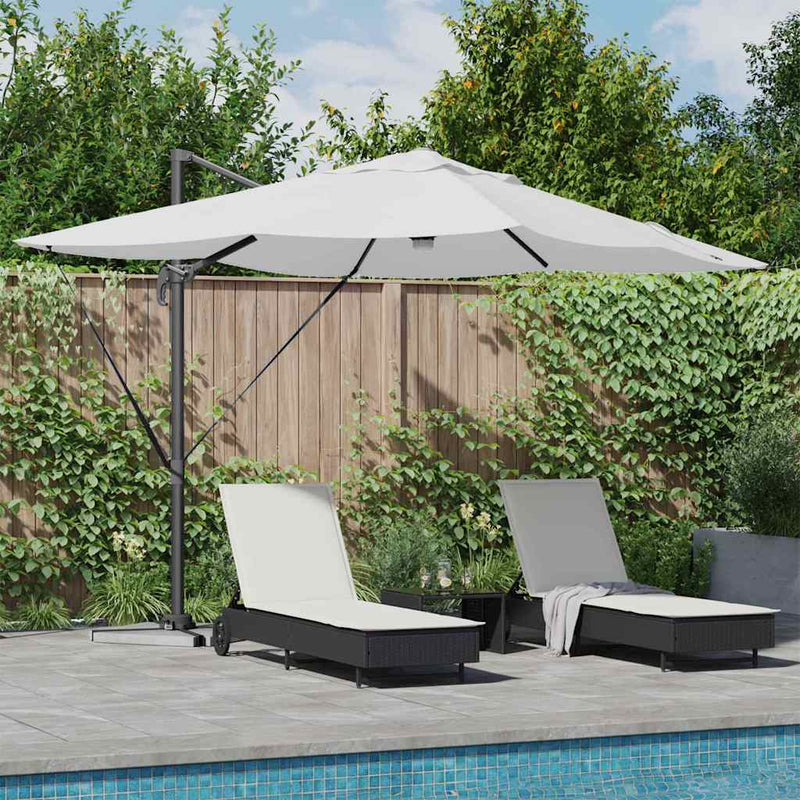 ギャラリービューアに画像をロードする, Vidaxl parasol zand 351 x 250 x 253 cm polyester en aluminium