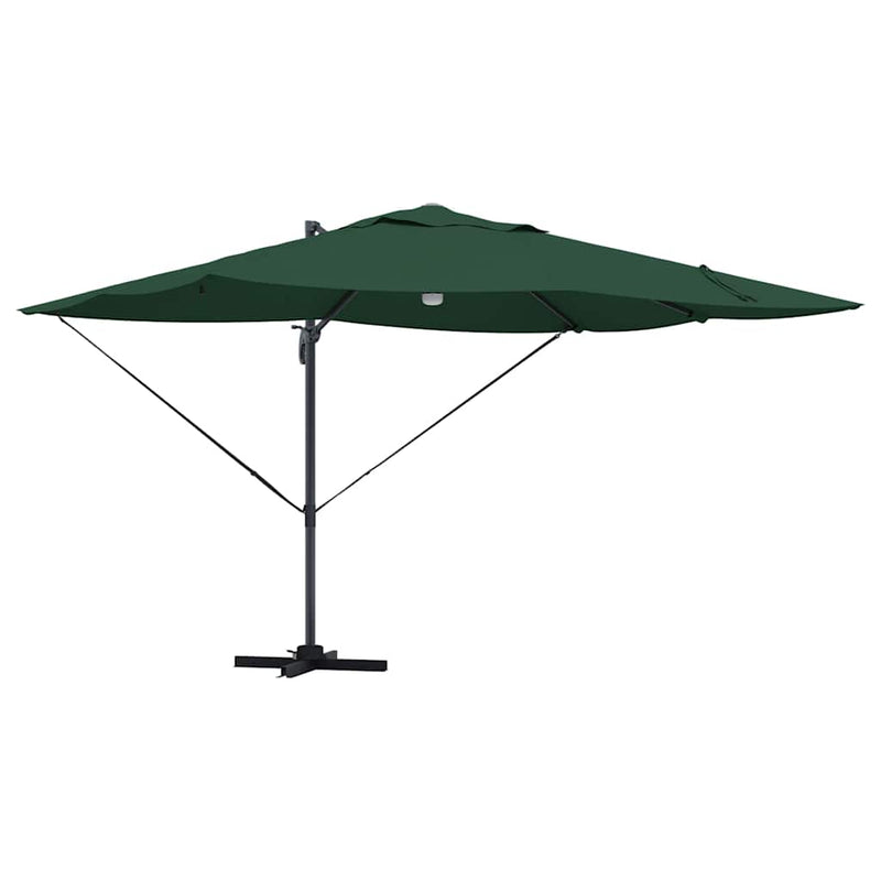 ギャラリービューアに画像をロードする, Vidaxl parasol groen 351 x 250 x 253 cm polyester en aluminium