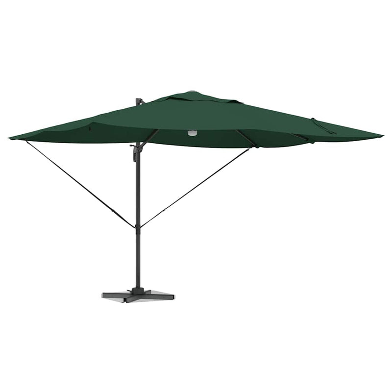 ギャラリービューアに画像をロードする, Vidaxl parasol groen 351 x 250 x 253 cm polyester en aluminium