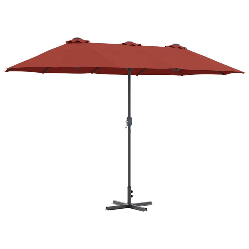 ギャラリービューアに画像をロードする, Vidaxl tuinparasol terracotta 370 x 197 x 239 cm