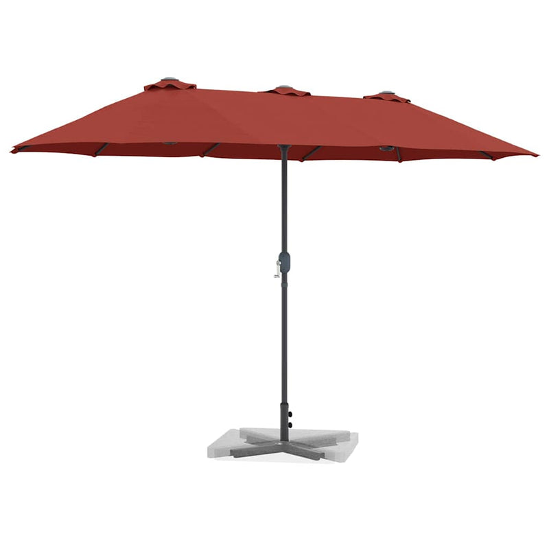 ギャラリービューアに画像をロードする, Vidaxl tuinparasol terracotta 370 x 197 x 239 cm