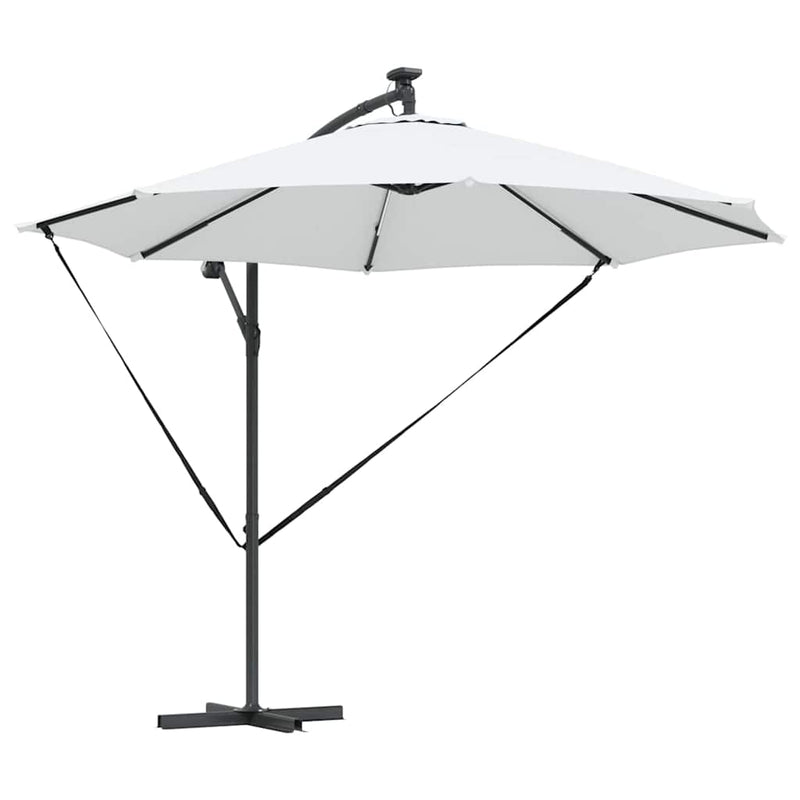 Chargez l'image dans la visionneuse de la galerie, Vidaxl parasol zand 294 x 294 x 248 cm polyester en aluminium