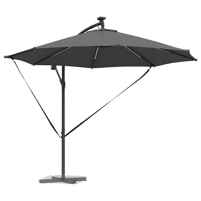 Afbeelding laden in galerijviewer, Vidaxl parasol antraciet 294 x 294 x 248 cm polyester en aluminium