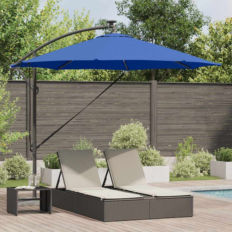 Chargez l'image dans la visionneuse de la galerie, Vidaxl parasol azurblauw 294 x 294 x 248 cm polyester en aluminium