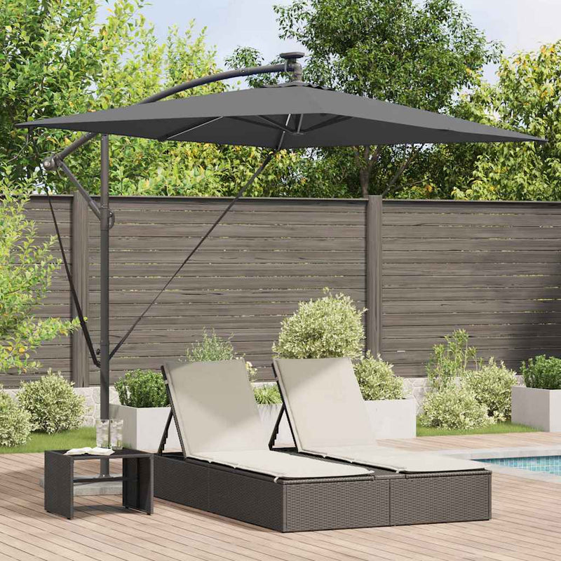 ギャラリービューアに画像をロードする, Vidaxl parasol antraciet 294 x 200 x 270 cm polyester en aluminium