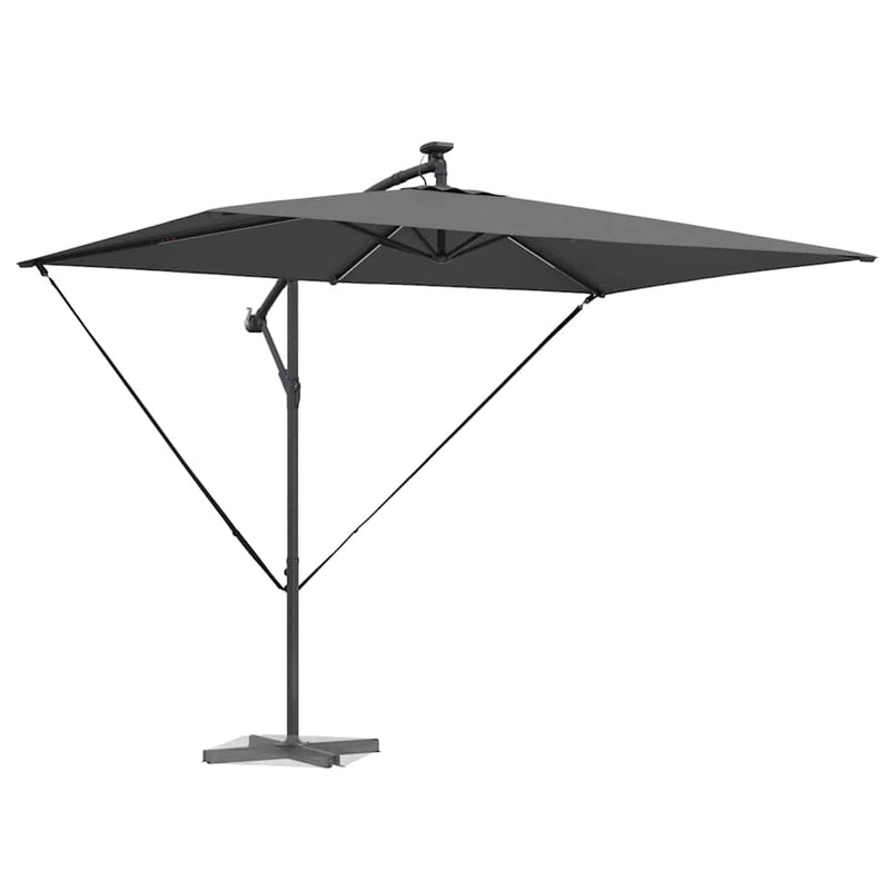 ギャラリービューアに画像をロードする, Vidaxl parasol antraciet 294 x 200 x 270 cm polyester en aluminium